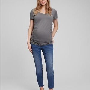 Gap Maternity Jeans Womens Sz 29 Medium Wash with Elastic Panels